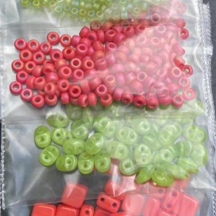 KIT Peridot Lime Coral Wide Leather..