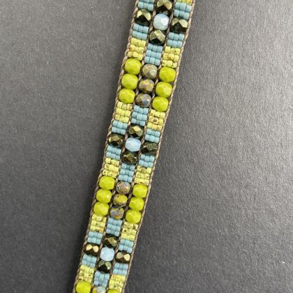 Bracelet Kit Lily Pad Lake Inspired Loom Bracelet..