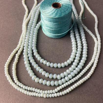 Lot of 5 Strands Turquoise Tiffany ..