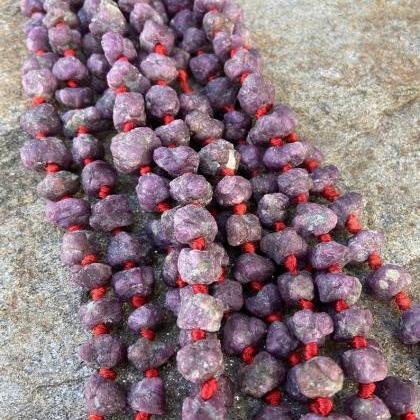 Raw Nugget Natural Rubies Ruby Corundum Gemstone..